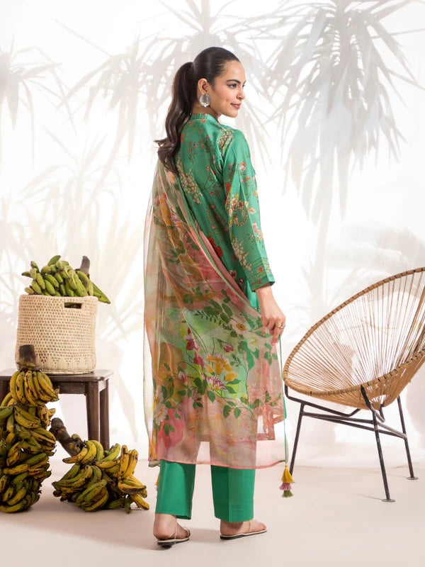 GJ Sunrise - 3 PC UNSTITCHED (SHIRT TROUSER & DUPATTA)