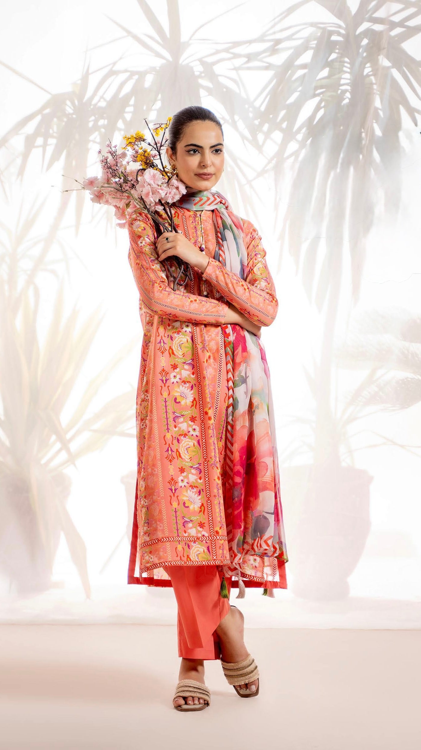 GJ SUNRISE - 3 PC UNSTITCHED (SHIRT TROUSER & DUPATTA)