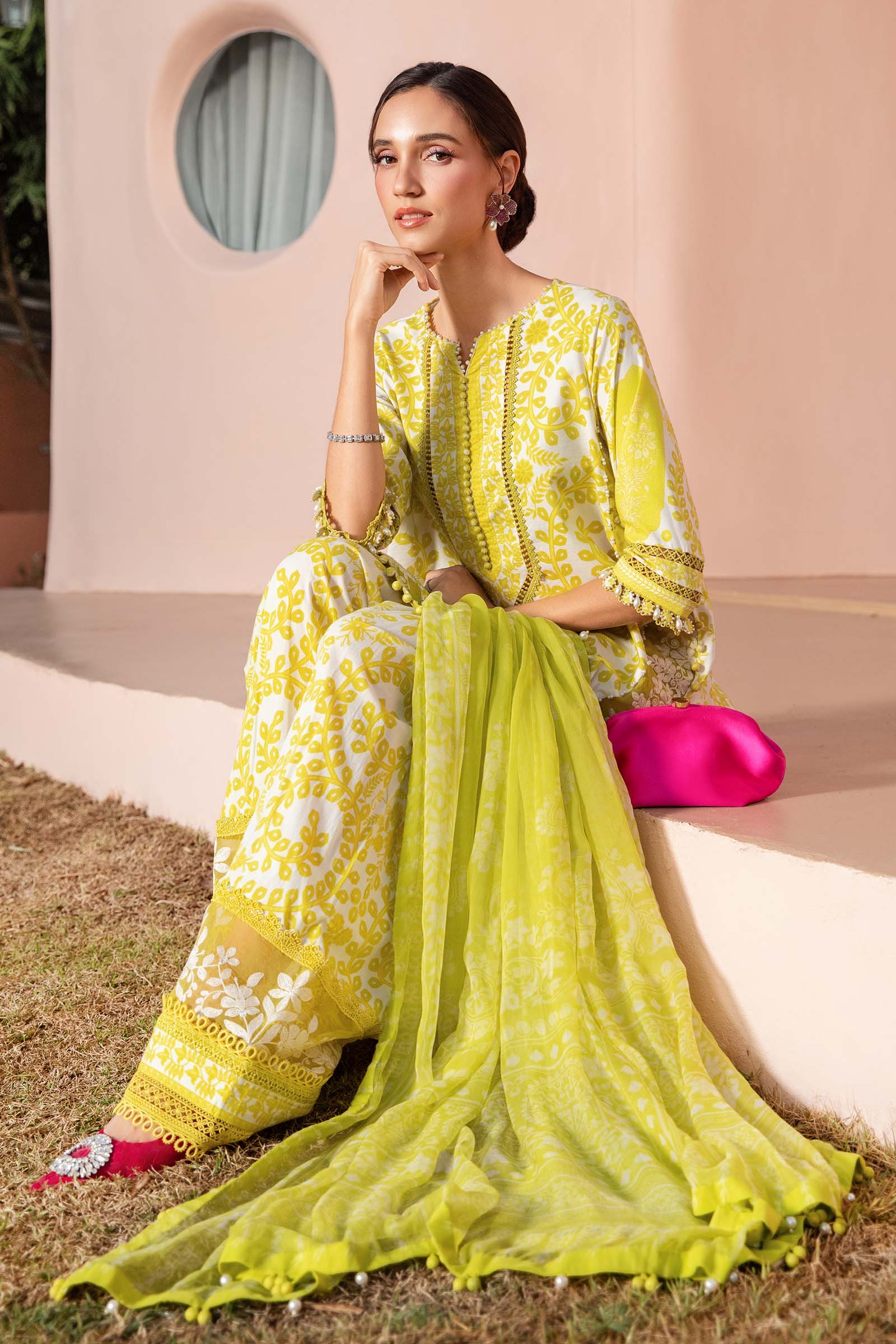 MARIA B. - 3 Piece Unstitched Embroidered Lawn Suit