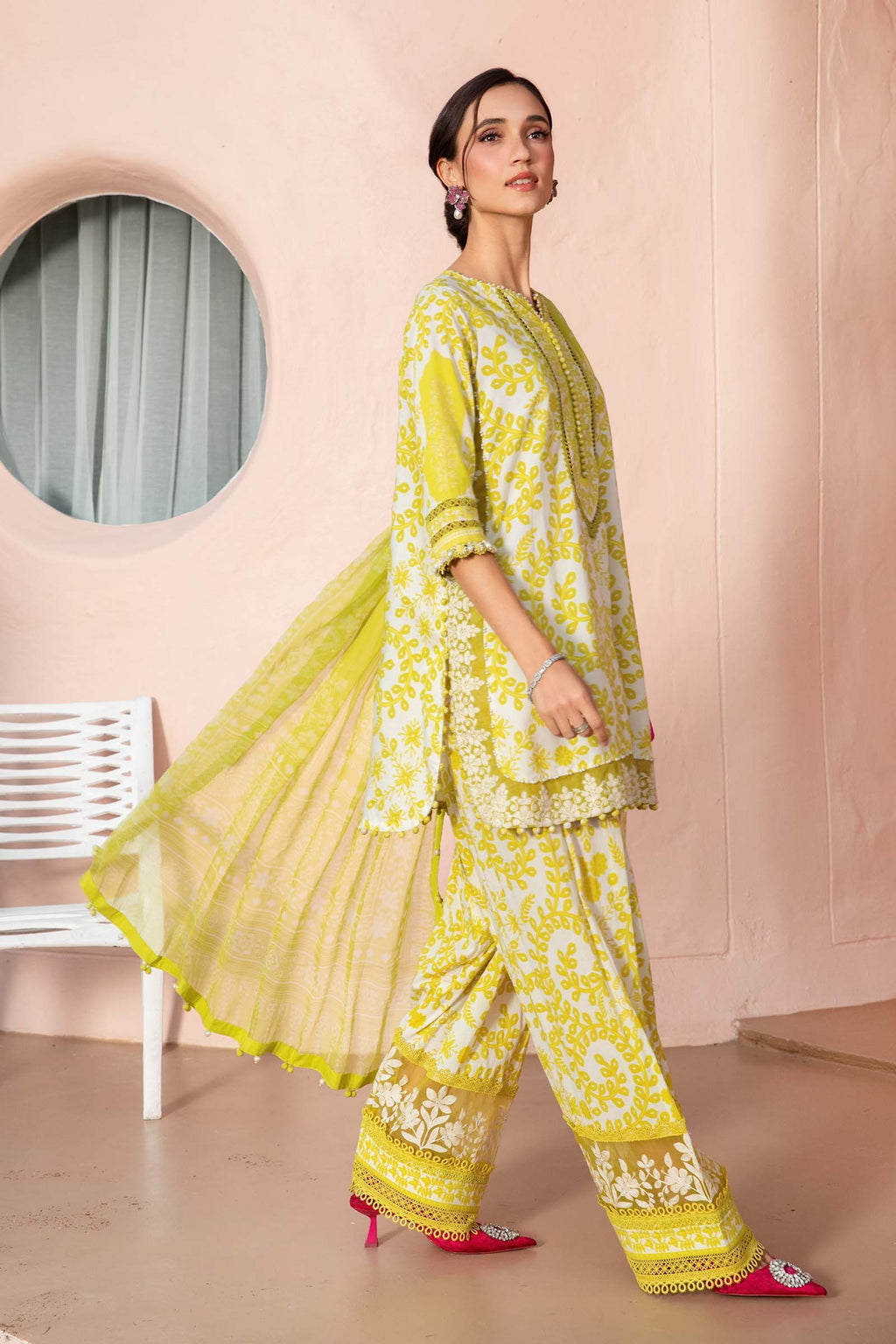 MARIA B. - 3 Piece Unstitched Embroidered Lawn Suit