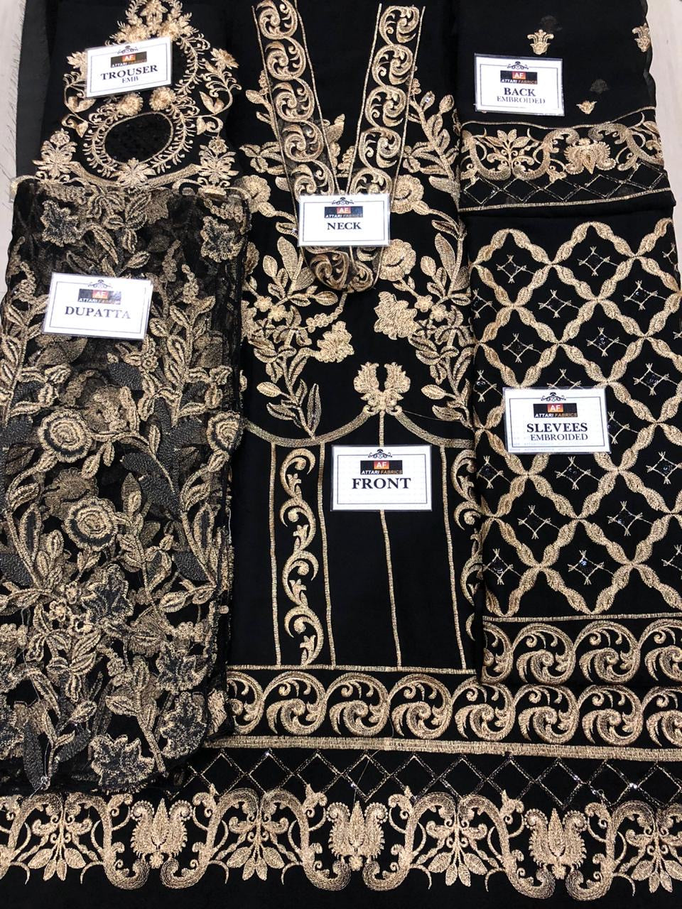 Gulal - Embroidered Luxury Chiffon Malai 3 Piece Unstitched