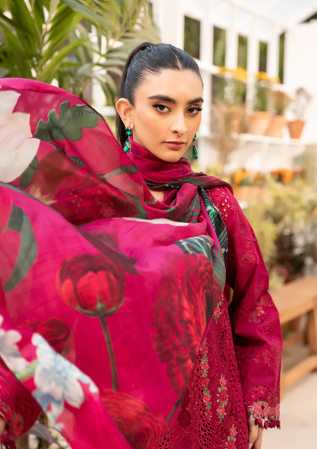 Elaf - 3 Piece Embroidered Unstitched Luxury Lawn