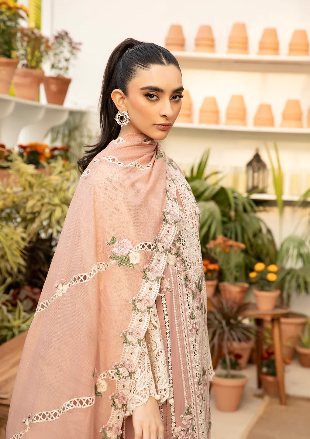 Elaf - 3 Piece Embroidered Unstitched Luxury Lawn