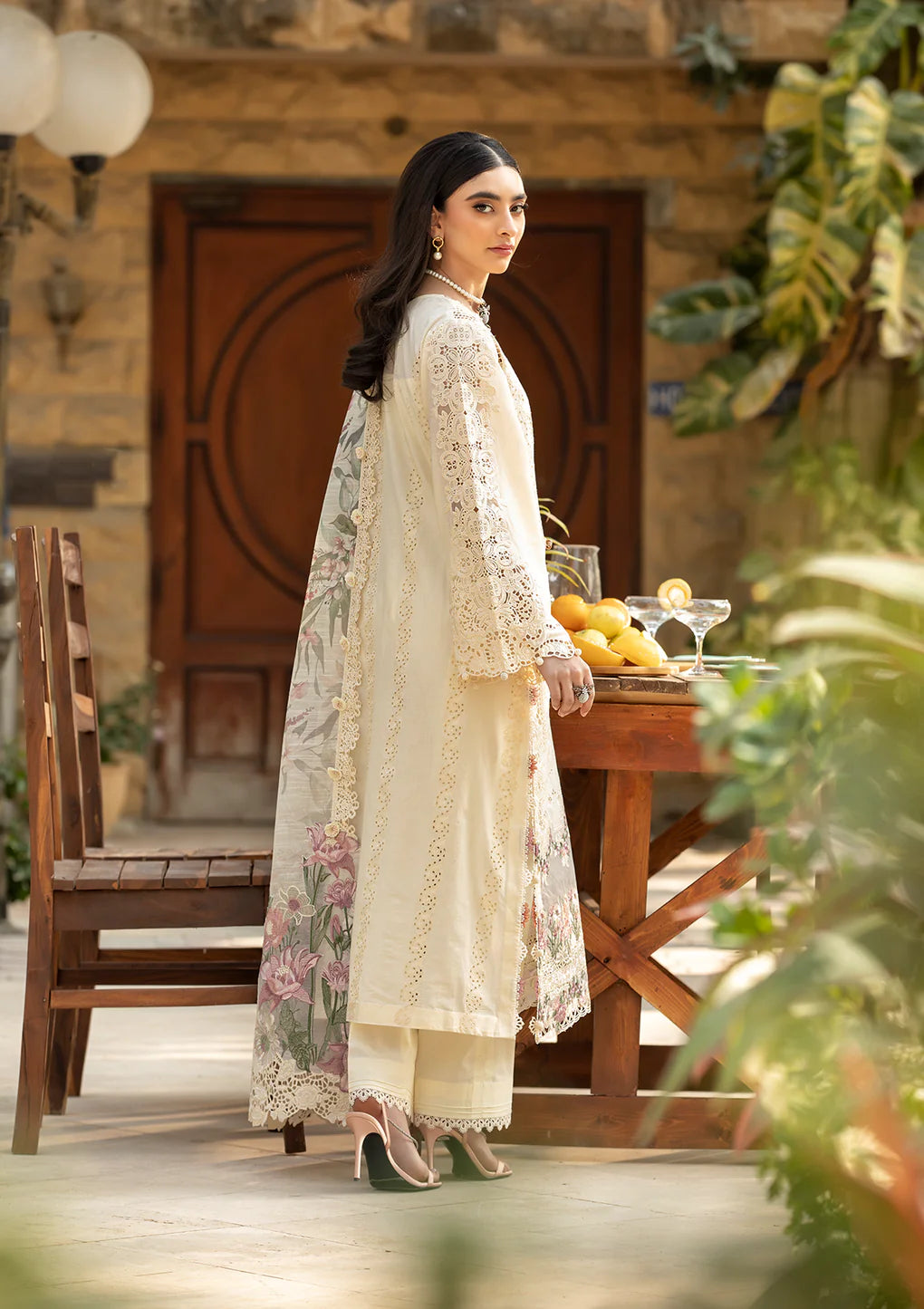 Elaf - 3 Piece Embroidered Unstitched Luxury Lawn
