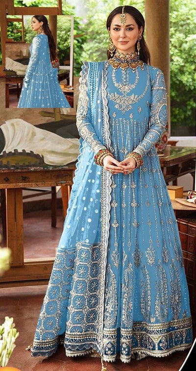 Afrozeh- Maxi With Duppatta & Trouser