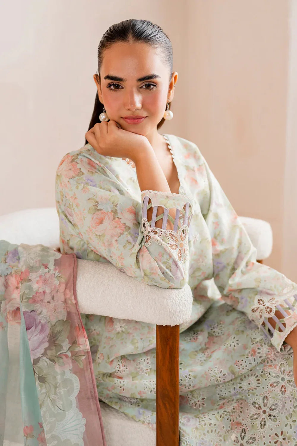 Baroque -  Embroidered Lawn 3 piece Unstitched