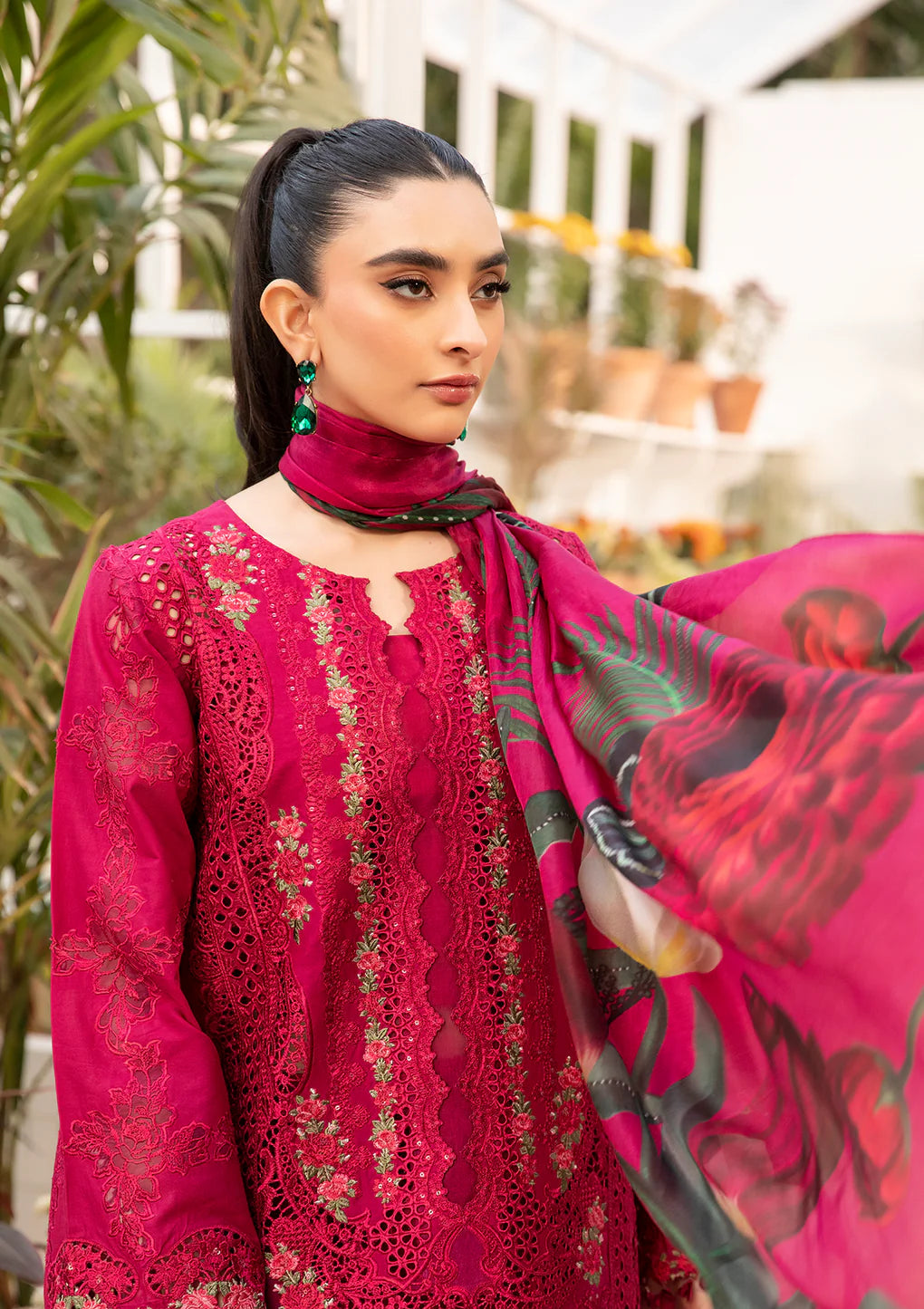 Elaf - 3 Piece Embroidered Unstitched Luxury Lawn
