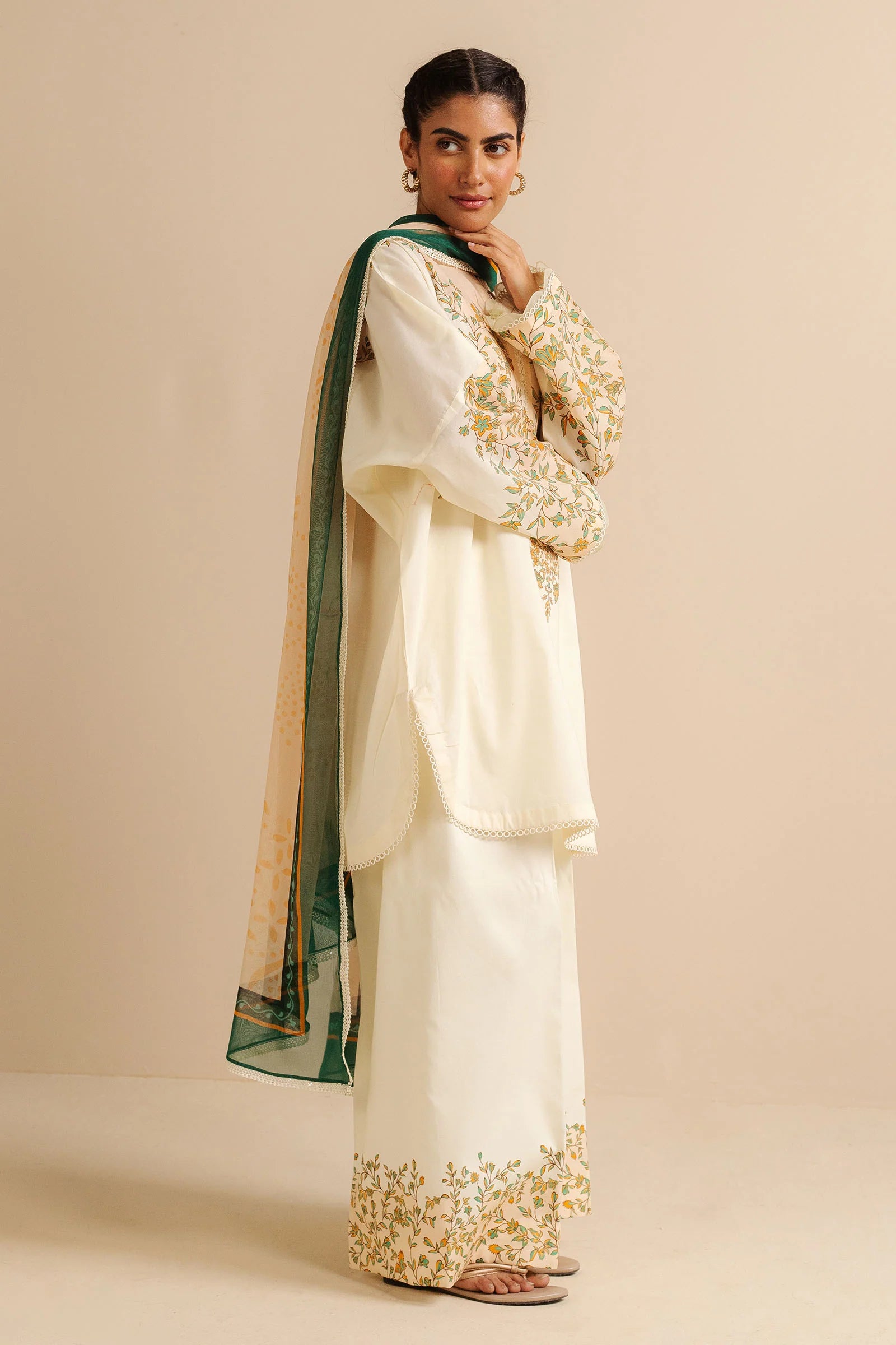 COCO BY ZARA SHAHJAHAN - 3PC UNSTITCHED - PRIINTED LAWN