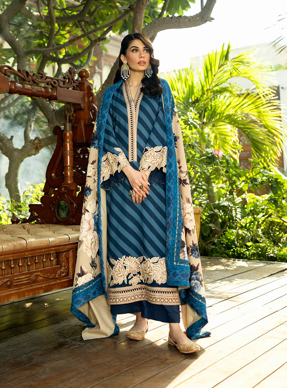 Zainab Chottani - Embroidered Lawn 3- Piece Unstitched