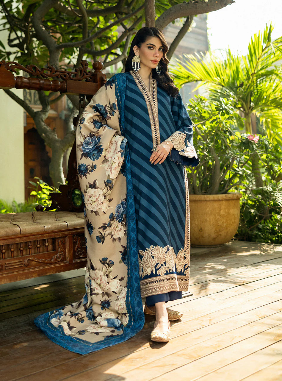 Zainab Chottani - Embroidered Lawn 3- Piece Unstitched