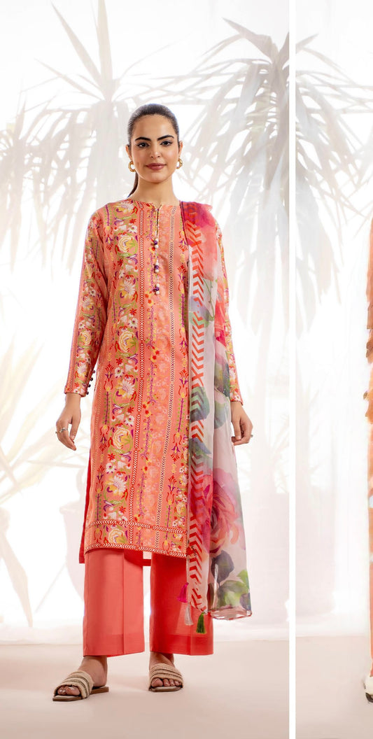 GJ SUNRISE - 3 PC UNSTITCHED (SHIRT TROUSER & DUPATTA)