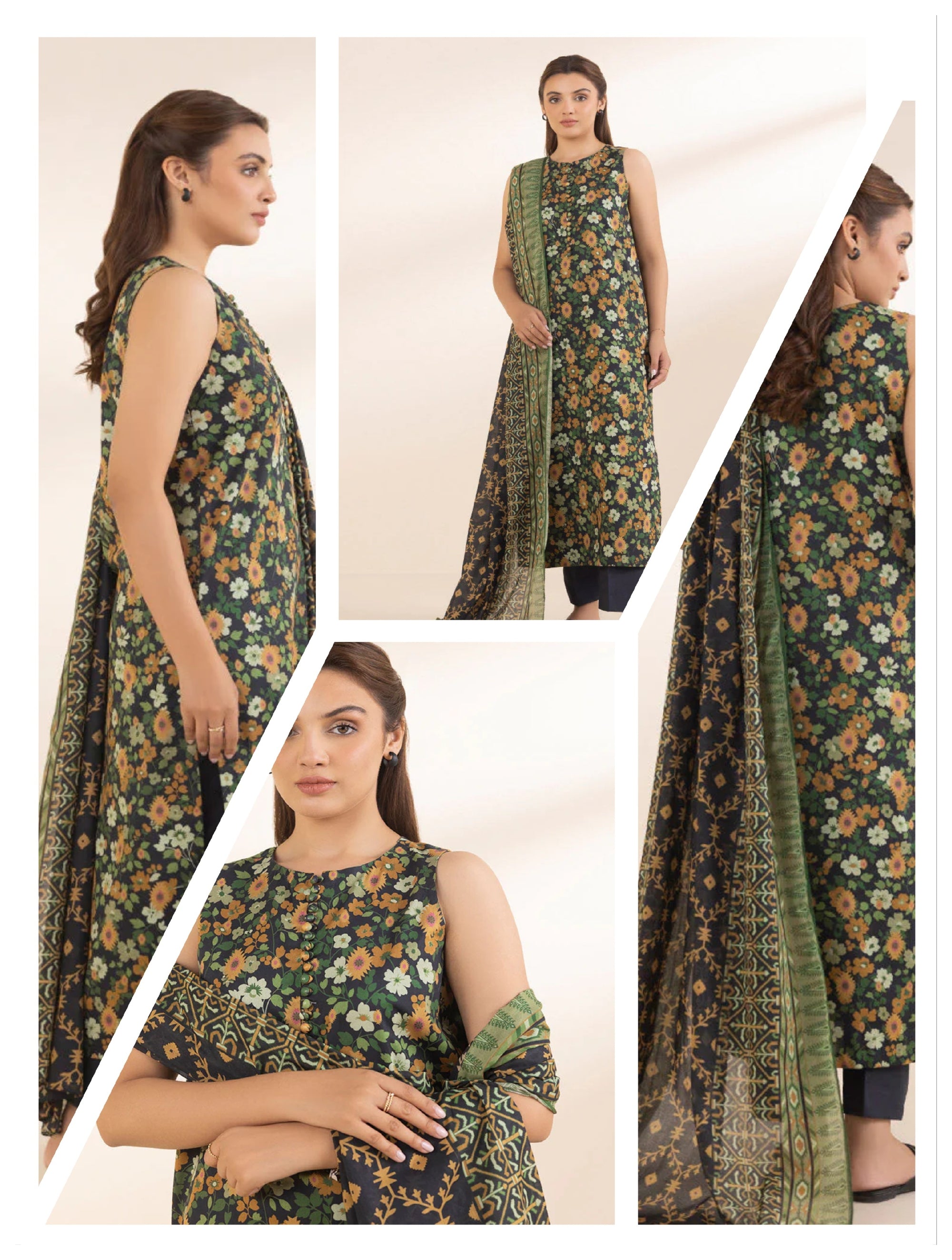 SAPPHIRE - 3 Piece - Printed Lawn Suit