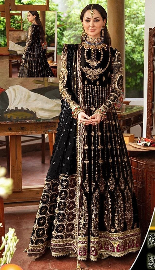 Afrozeh- Maxi With Duppatta & Trouser