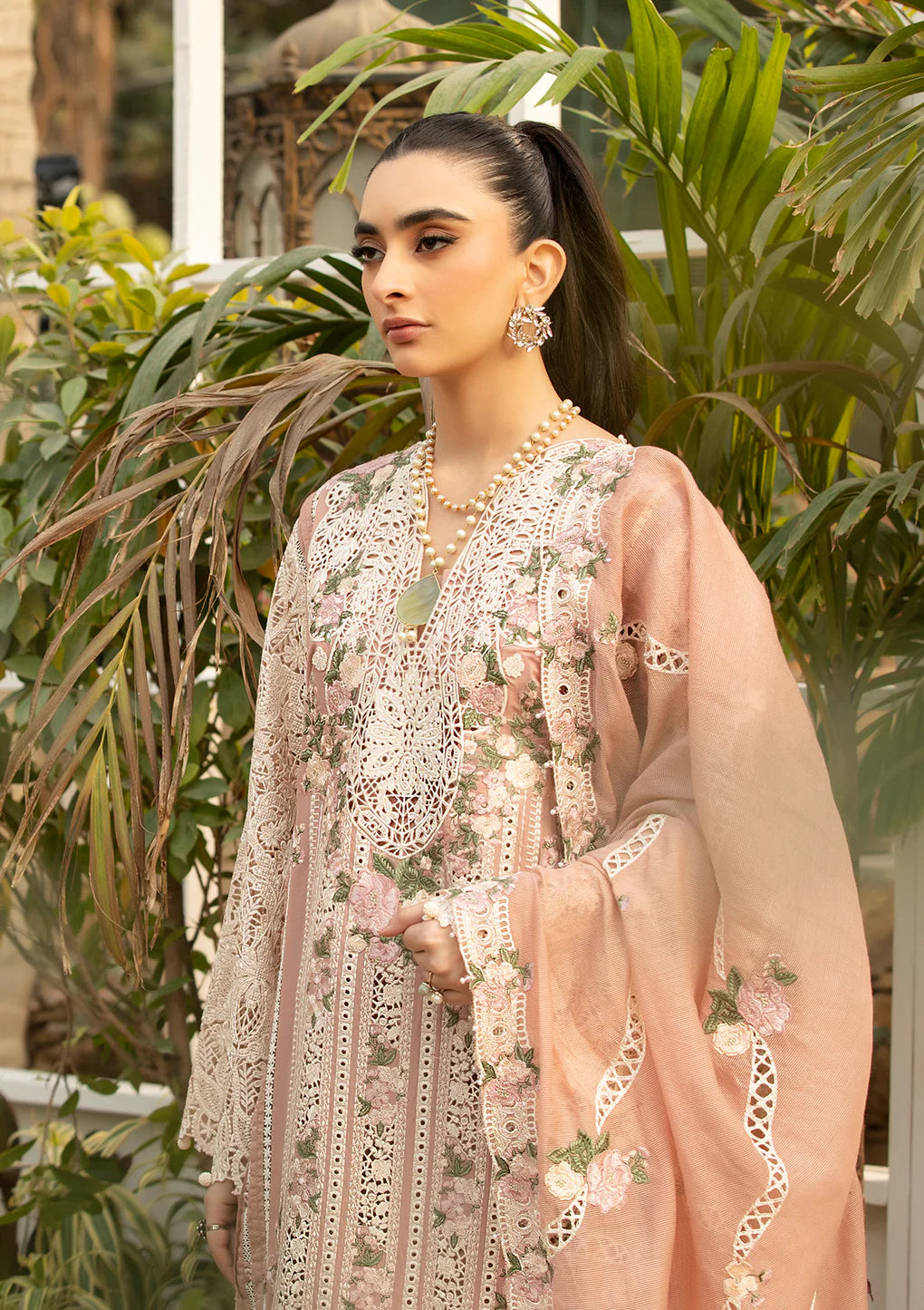 Elaf - 3 Piece Embroidered Unstitched Luxury Lawn
