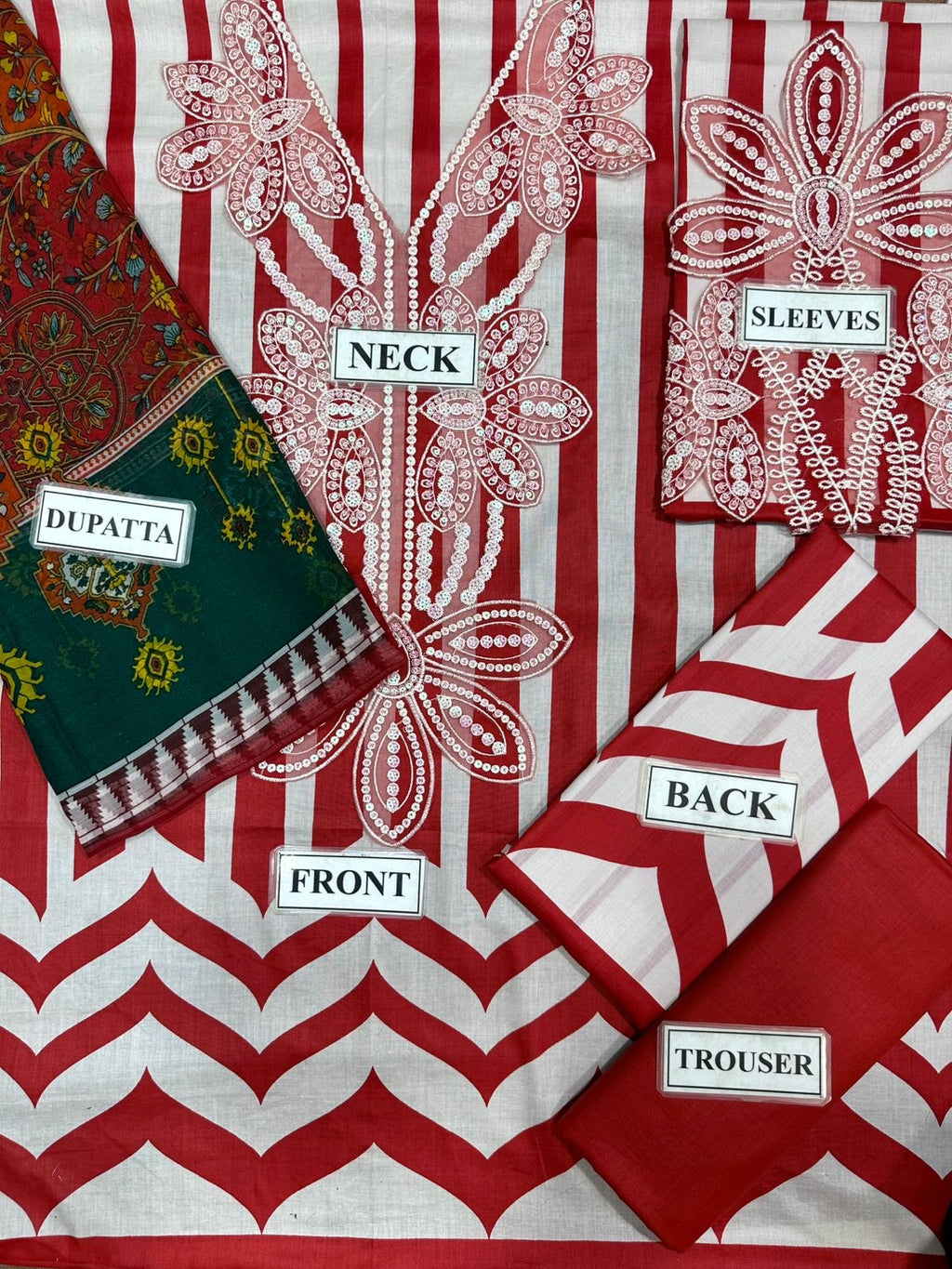 MARIA.B. - Unstitched Lawn Embroidered 3 Piece