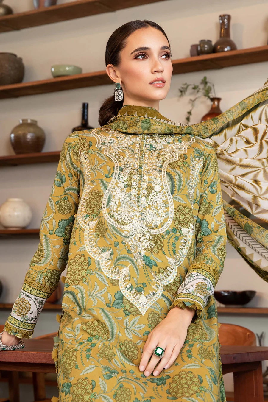 MARIA.B. - Unstitched Lawn Embroidered 3 Piece