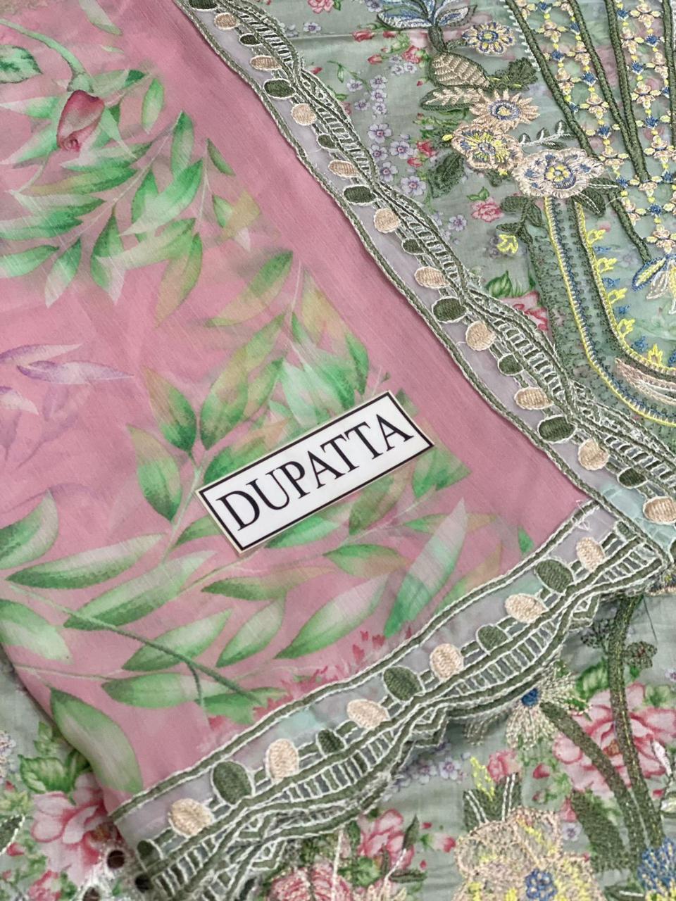 IZNIK - Embroidered Lawn 3- Piece Unstitched