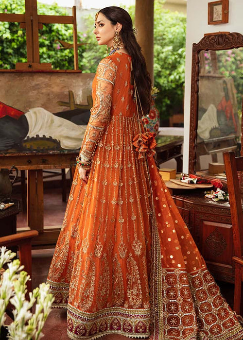 Afrozeh- Maxi With Duppatta & Trouser