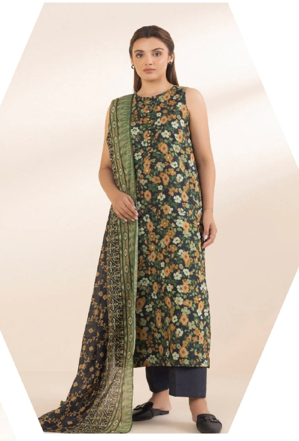 SAPPHIRE - 3 Piece - Printed Lawn Suit