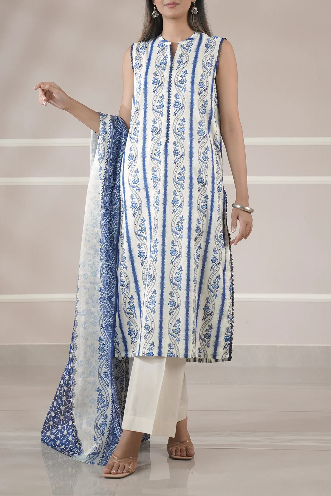 SAYA - Unstitched Printed Lawn 3 Piece