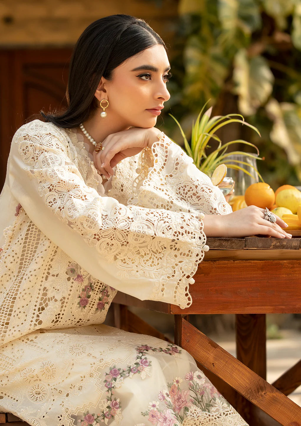 Elaf - 3 Piece Embroidered Unstitched Luxury Lawn