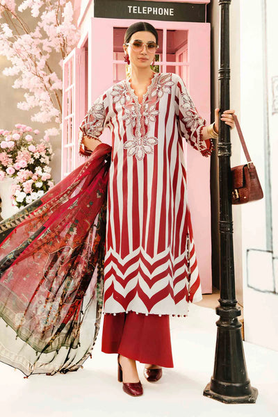 MARIA.B. - Unstitched Lawn Embroidered 3 Piece