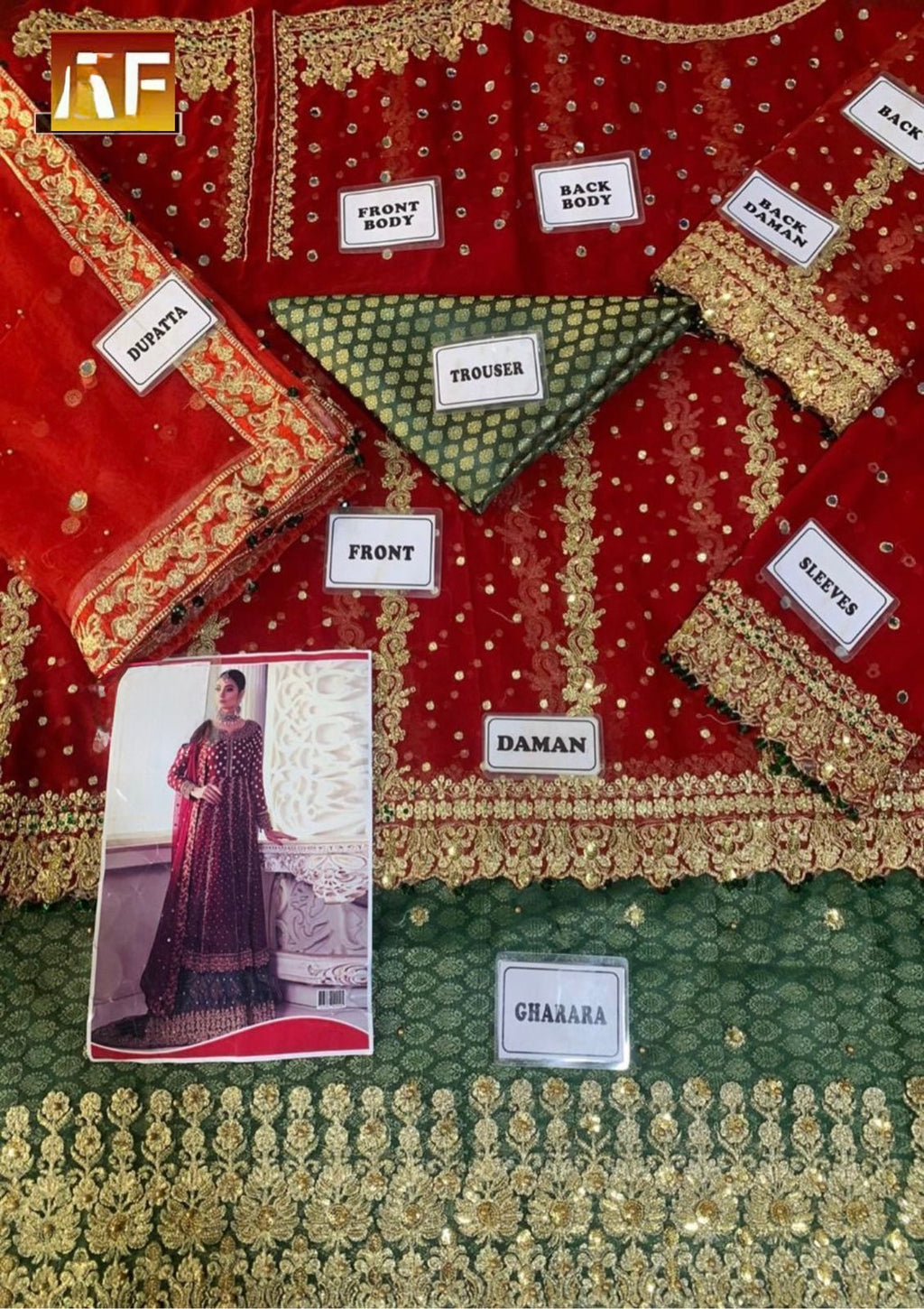 Ayesha Imran - Embroidered Party wear Sharara