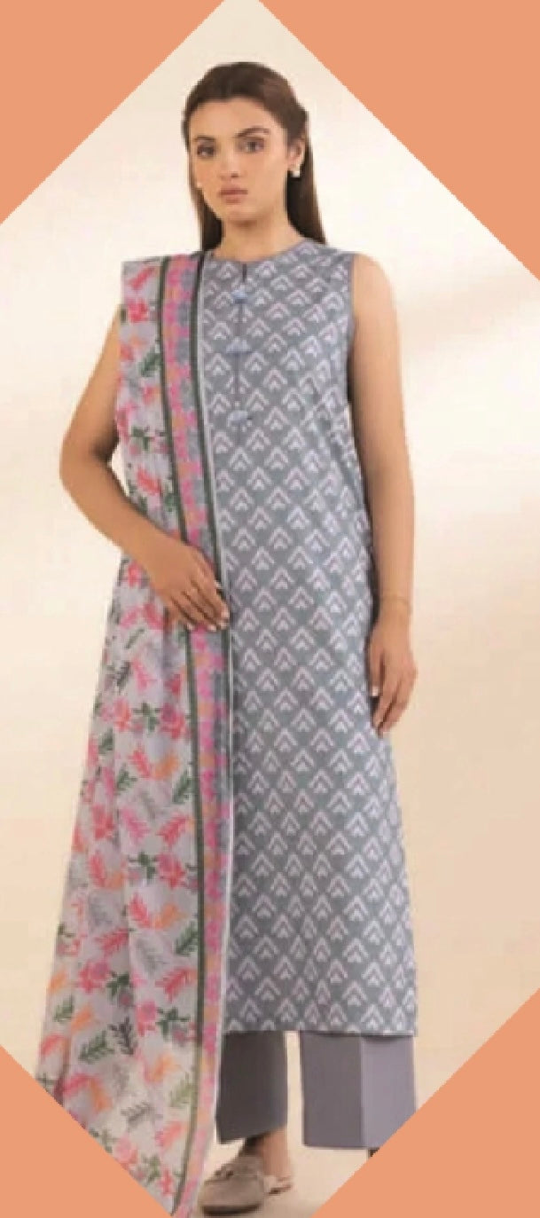 SAPPHIRE - 3 Piece - Printed Lawn Suit