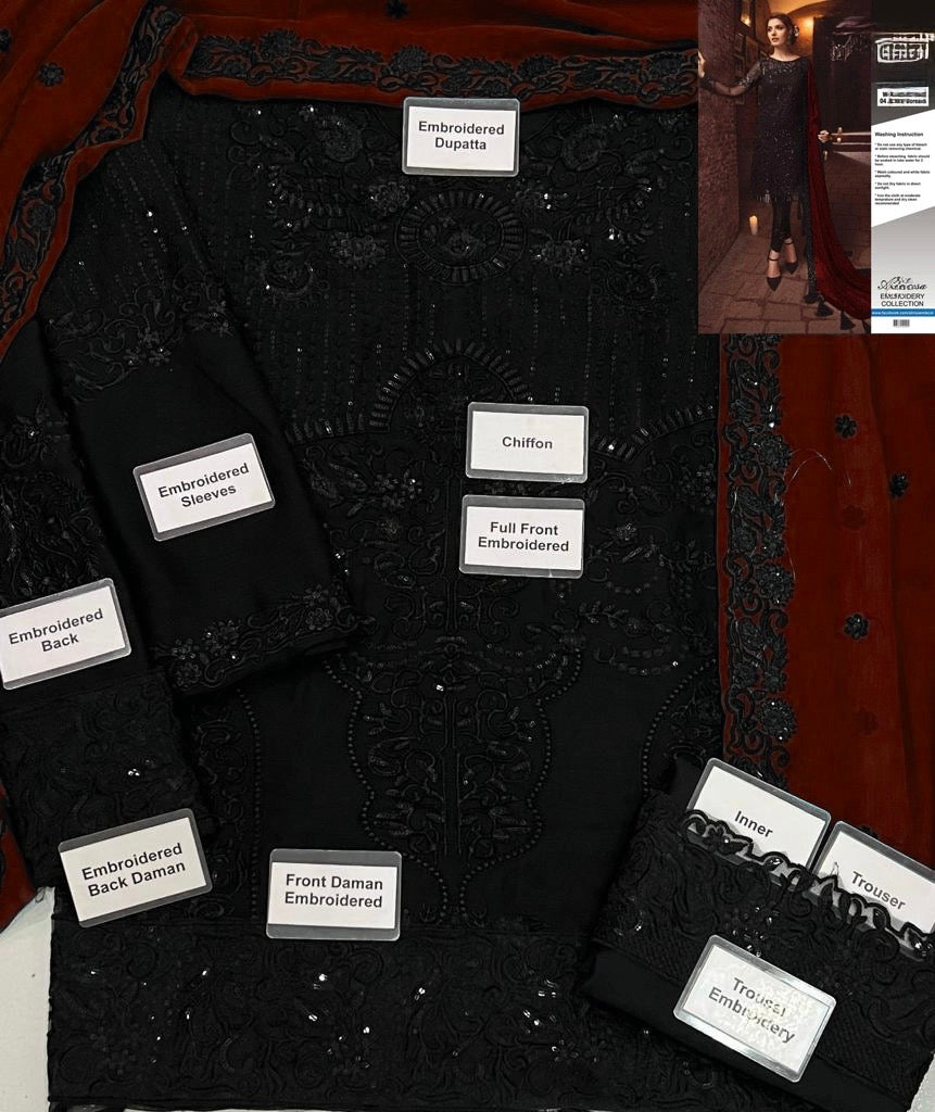 Serene Premium - Unstitched 3 Piece Chiffon