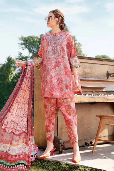 MARIA.B. - Unstitched Lawn Embroidered 3 Piece