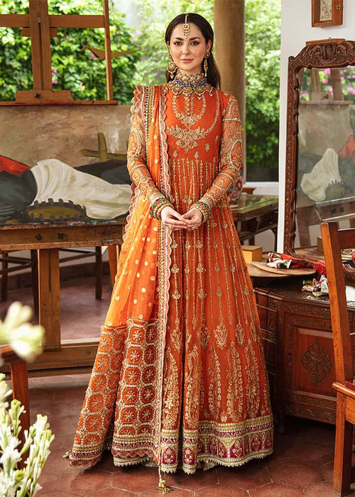 Afrozeh- Maxi With Duppatta & Trouser