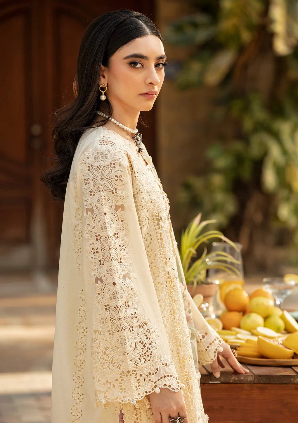 Elaf - 3 Piece Embroidered Unstitched Luxury Lawn