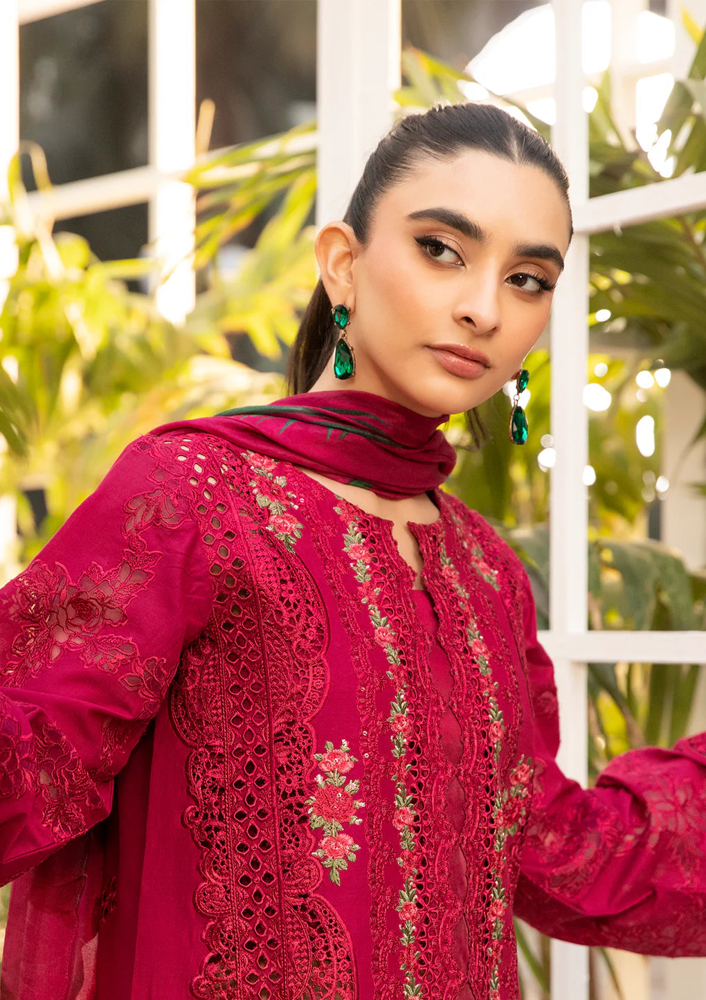 Elaf - 3 Piece Embroidered Unstitched Luxury Lawn