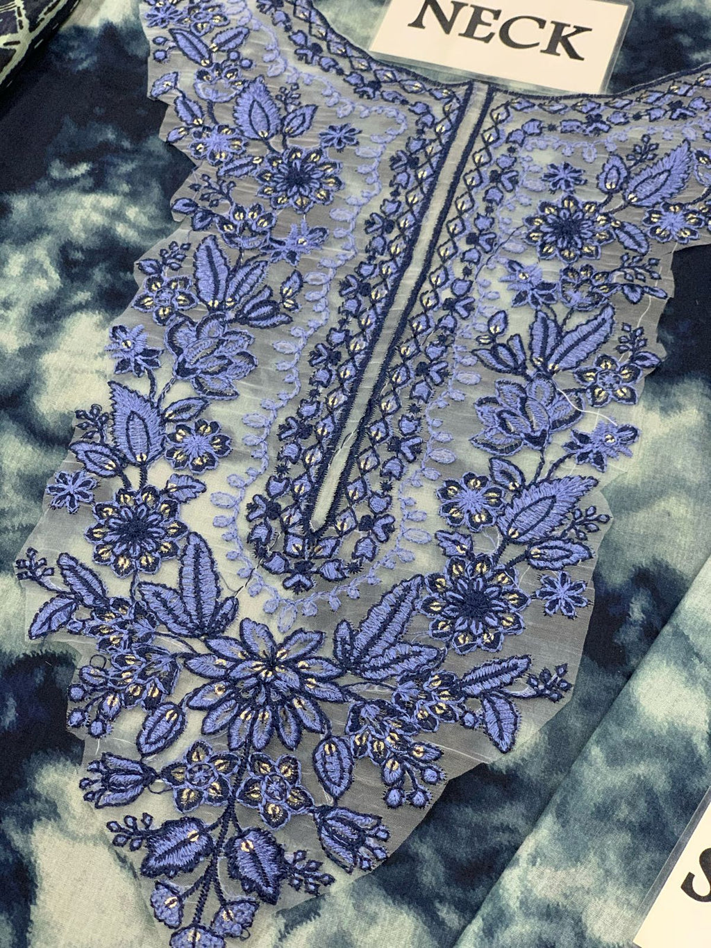 Sapphire - Unstitched Embroidered Lawn 3 PC unstitched