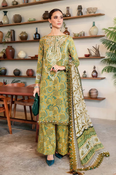 MARIA.B. - Unstitched Lawn Embroidered 3 Piece