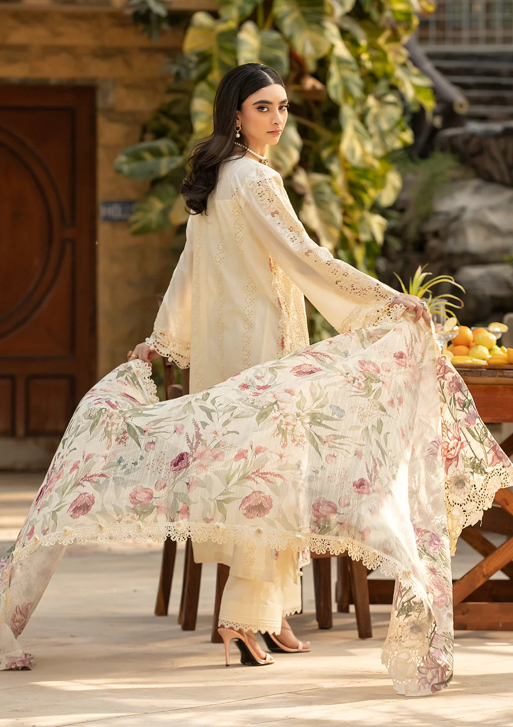 Elaf - 3 Piece Embroidered Unstitched Luxury Lawn