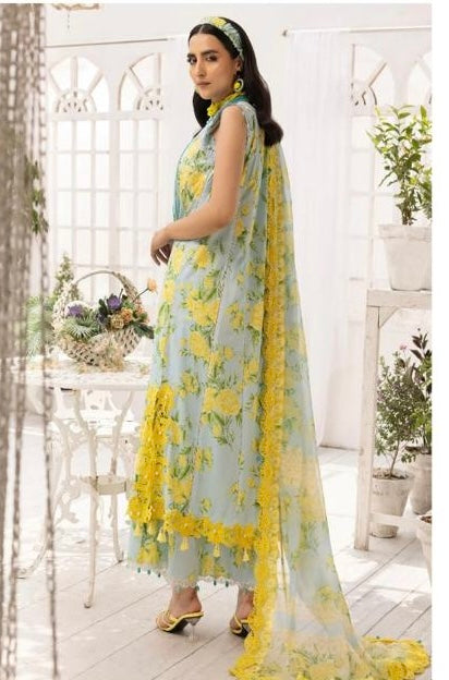 Ittehad - Embroidered Lawn 3 PC unstitched with Silk Duppatta