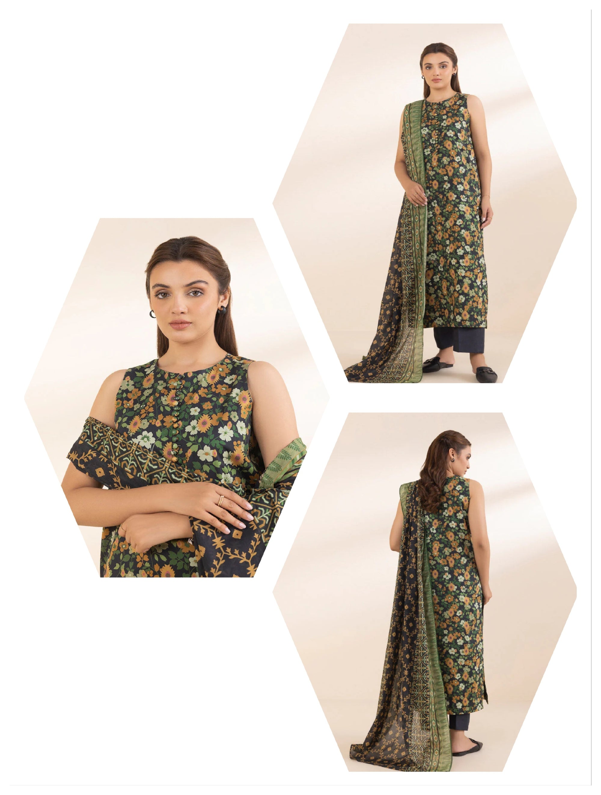 SAPPHIRE - 3 Piece - Printed Lawn Suit