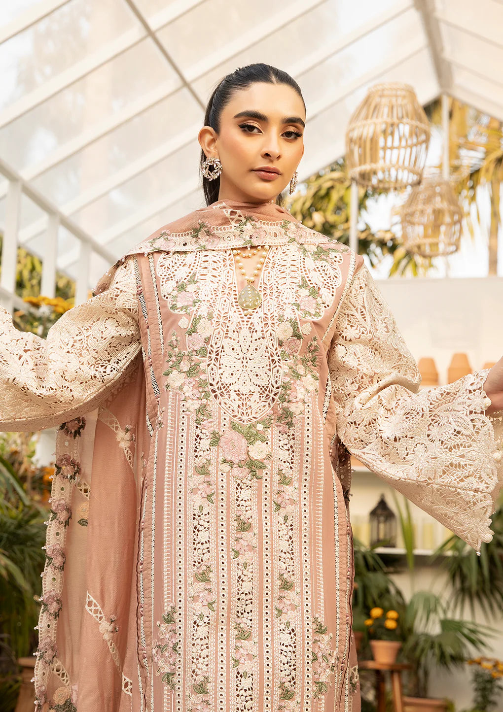 Elaf - 3 Piece Embroidered Unstitched Luxury Lawn