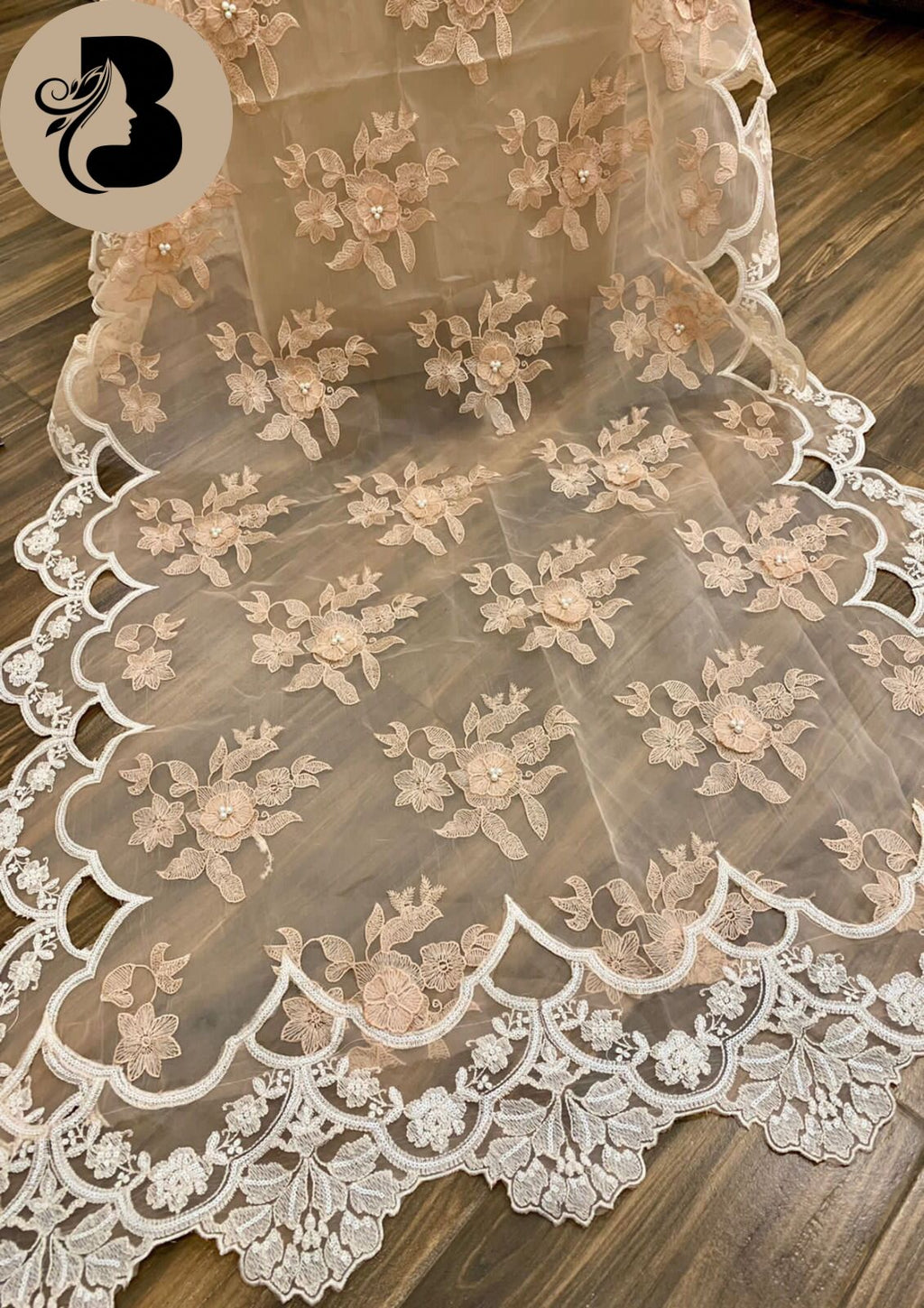 MARIA.B. - Unstitched Organze Embroidered 3 Piece