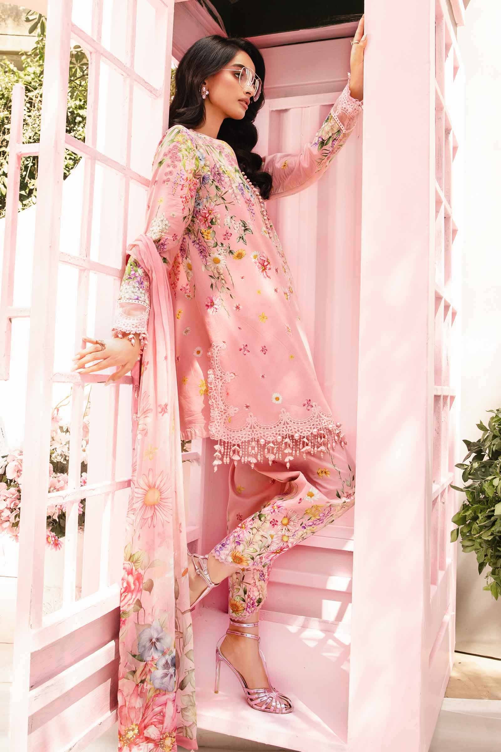 MARIA B. - 3 Piece Unstitched Embroidered Lawn Suit