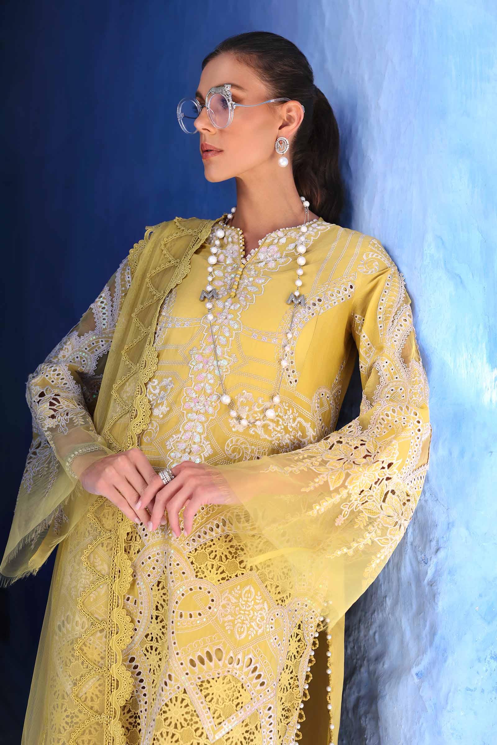 MARIA B. - 3 Piece Unstitched Embroidered Lawn Suit