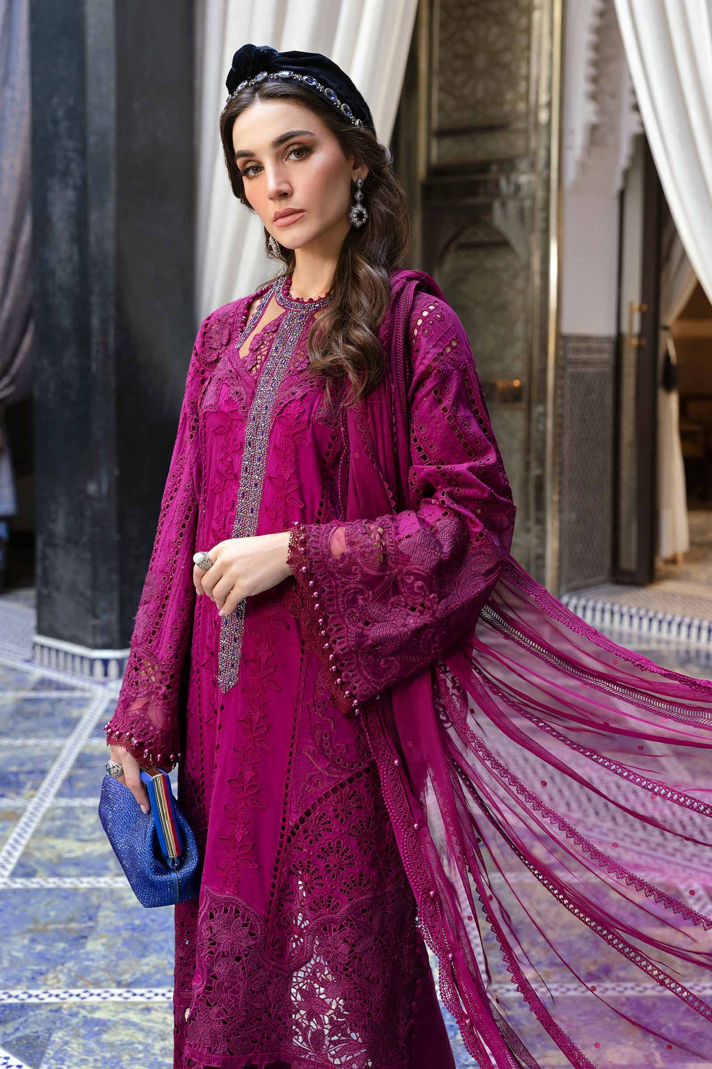 MARIA B. - 3 Piece Unstitched Embroidered Lawn Suit