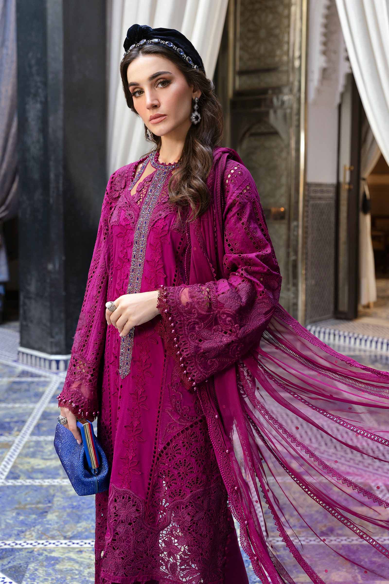 MARIA B. - 3 Piece Unstitched Embroidered Lawn Suit