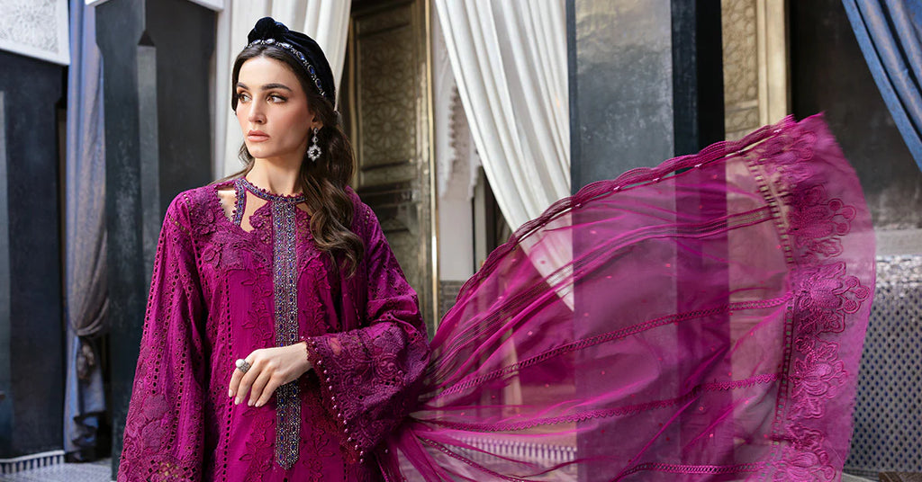 MARIA B. - 3 Piece Unstitched Embroidered Lawn Suit