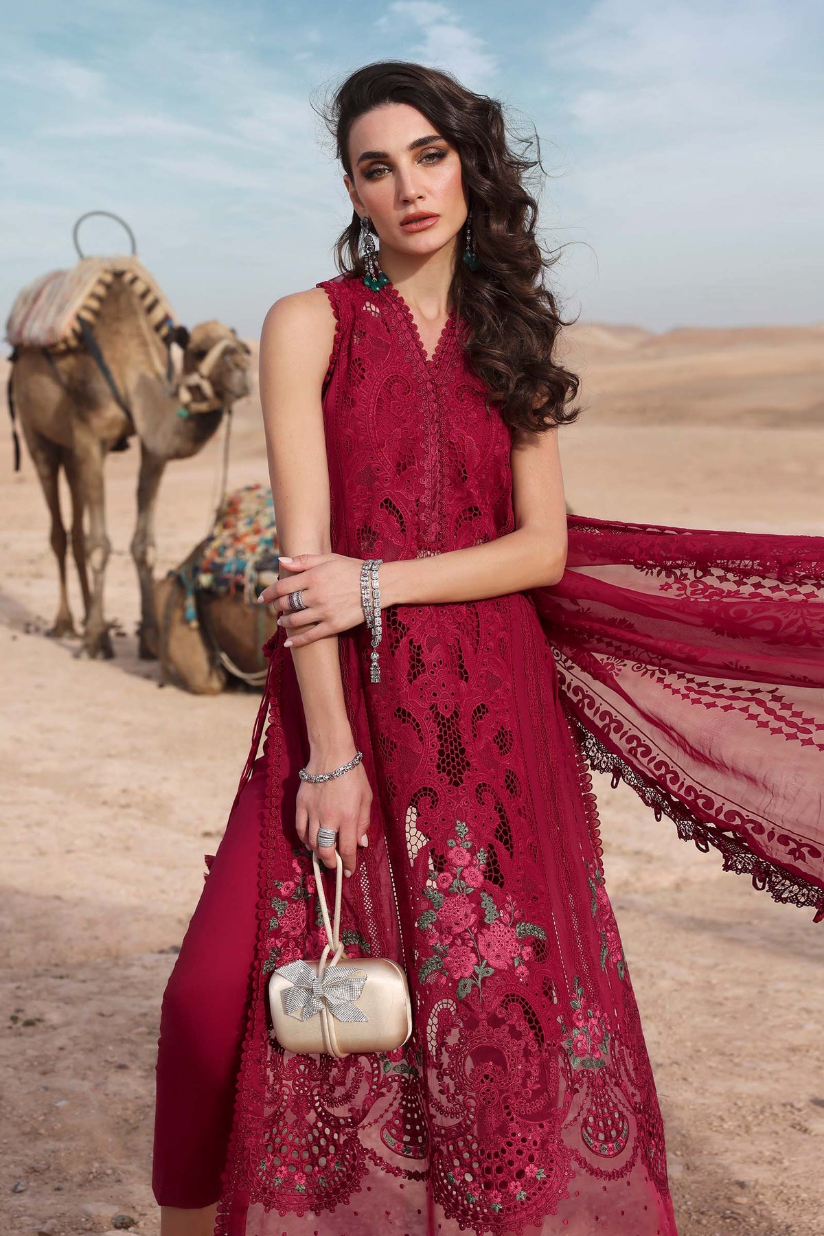 Maria B. - 3 Piece Unstitched Embroidered Lawn Suit