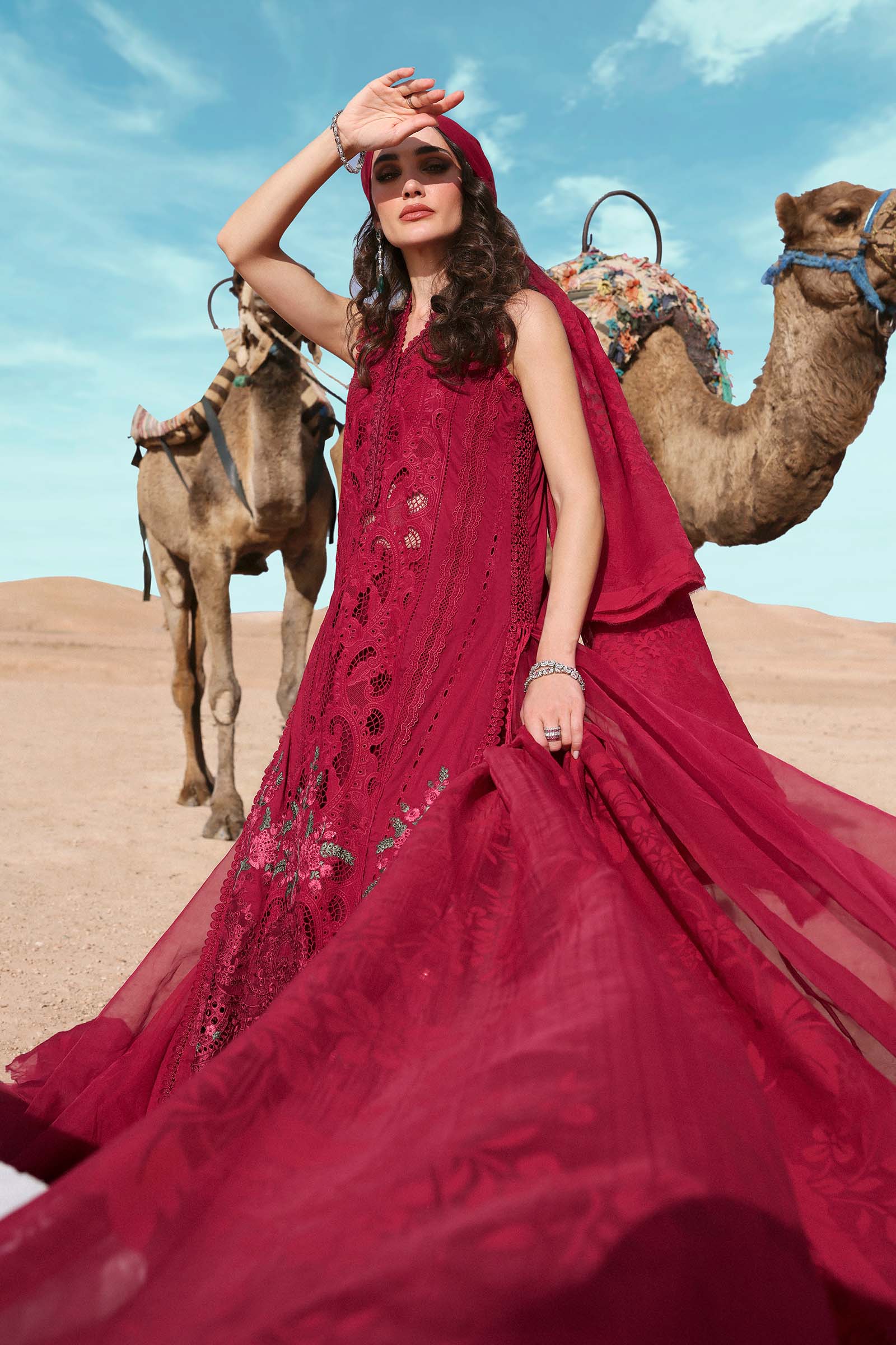 Maria B. - 3 Piece Unstitched Embroidered Lawn Suit
