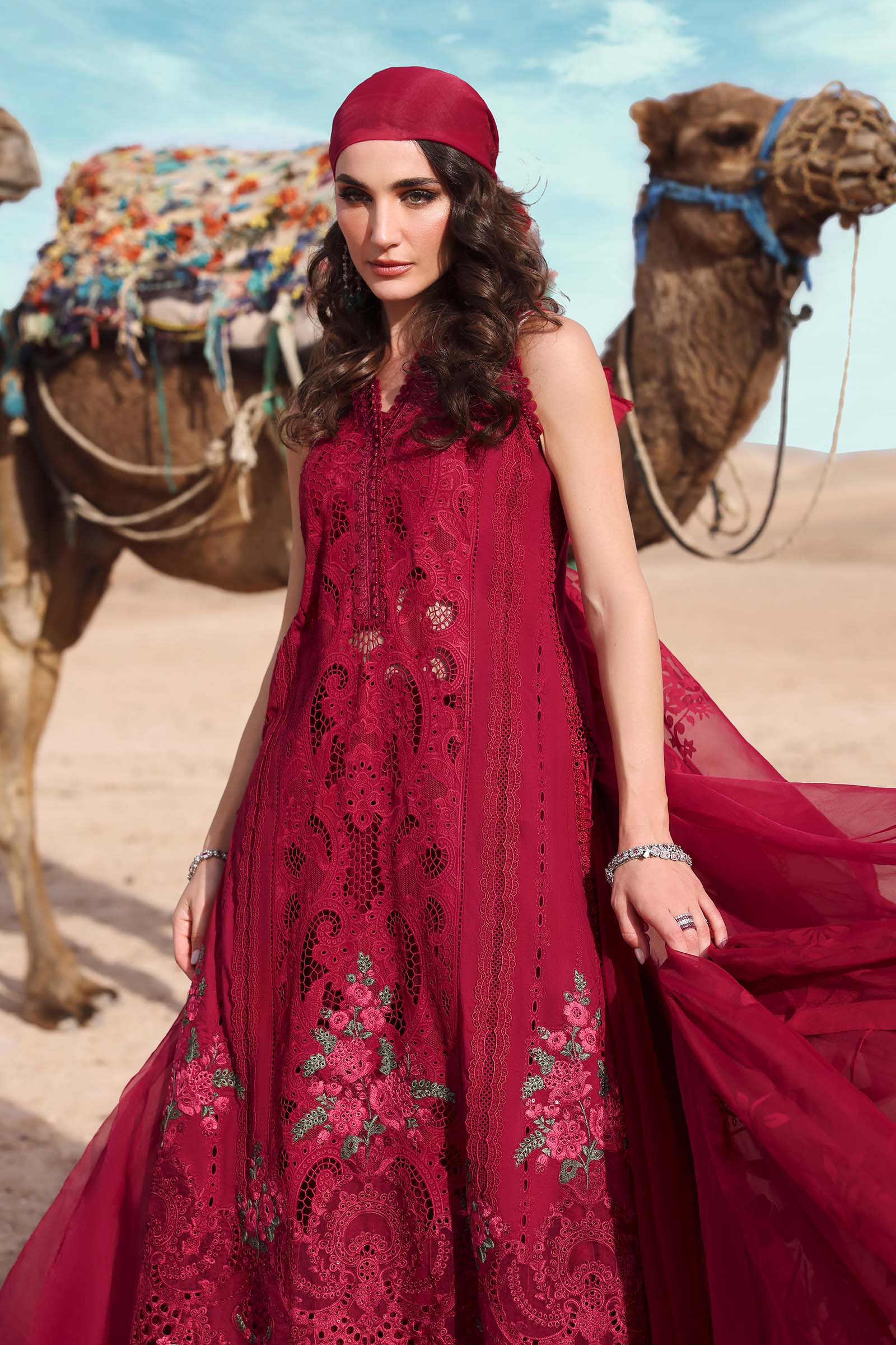 Maria B. - 3 Piece Unstitched Embroidered Lawn Suit