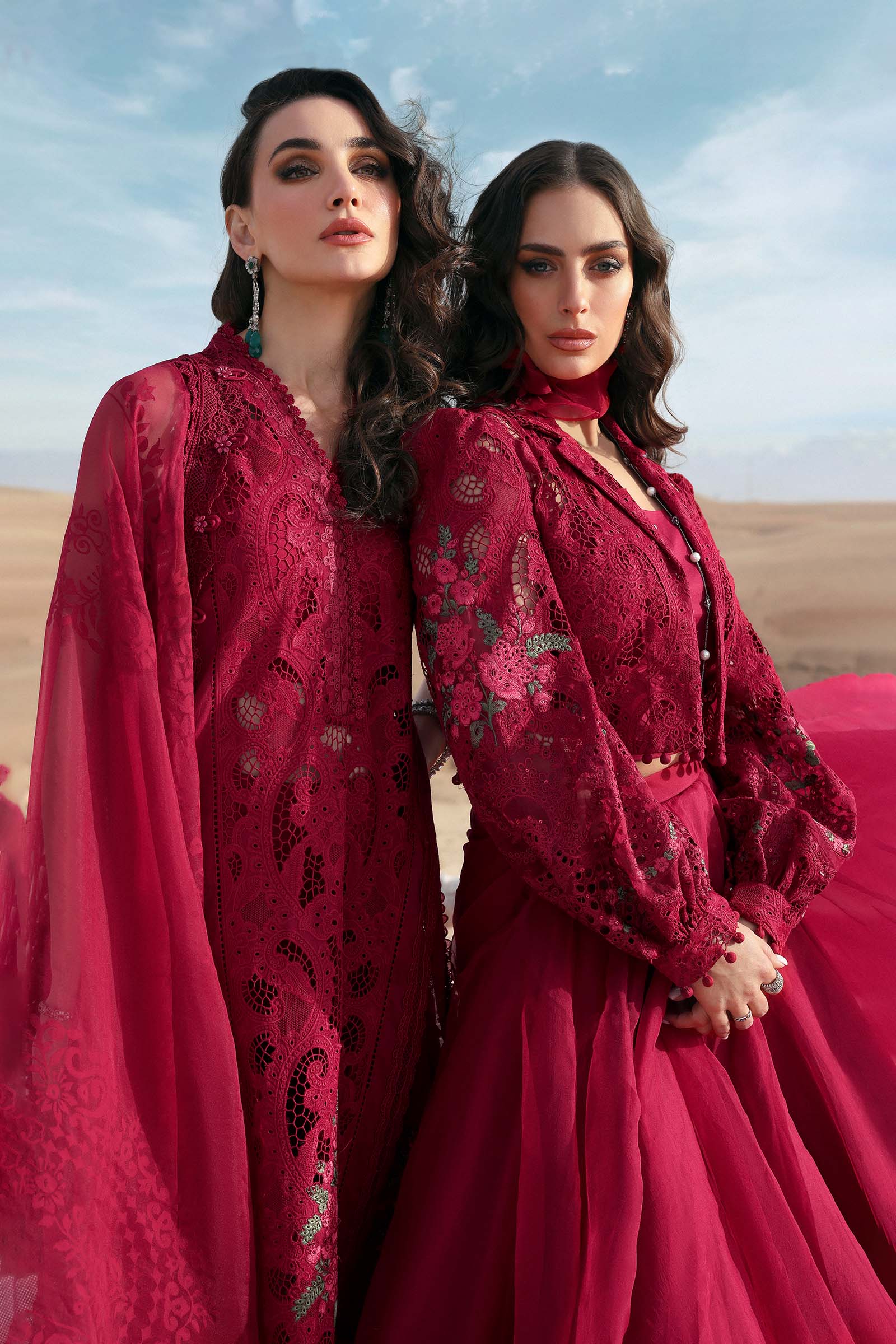 Maria B. - 3 Piece Unstitched Embroidered Lawn Suit