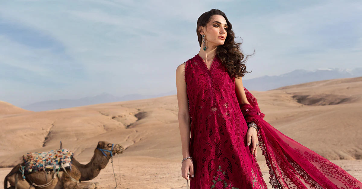 Maria B. - 3 Piece Unstitched Embroidered Lawn Suit